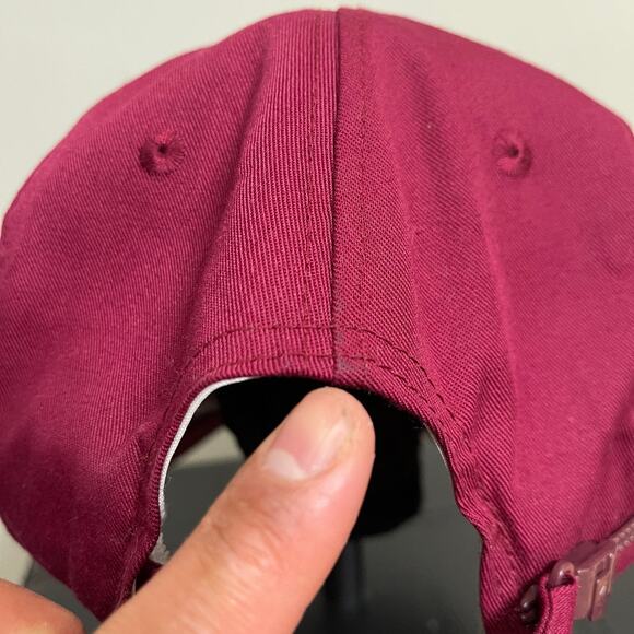 San Sun Victoria Texas DCA Surveying Co. red adjustable hat OS - Picture 9 of 9